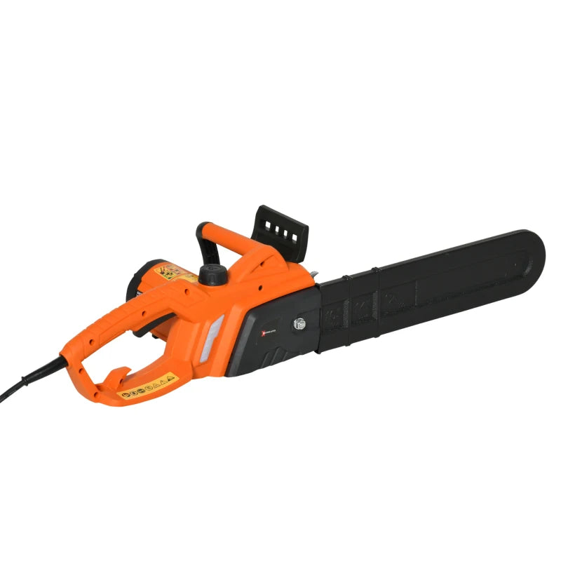 2000W Electric Chainsaw with 16" Aluminum Blade, Auto Lubrication & Fast Chain Speed