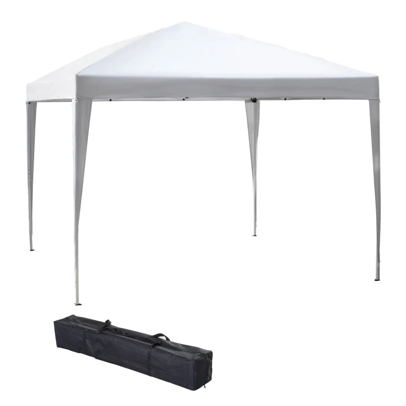 Garden Pop-Up Marquee Tent in White – Ideal for Events, Weddings & More, 3x3m