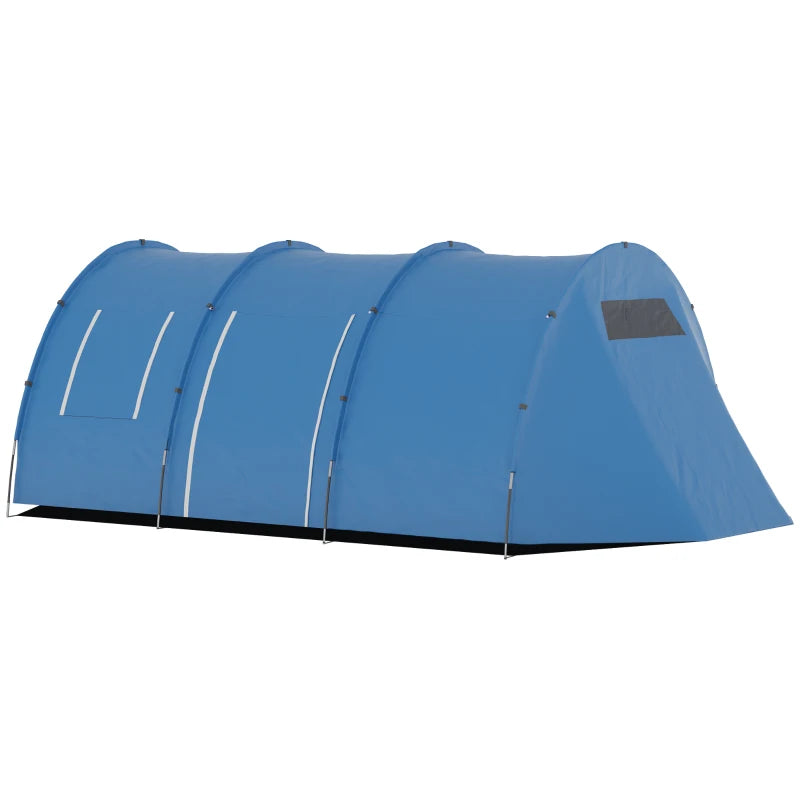 2-Room Camping Tent – 5-6 Man, Floor & Carry Bag Included
