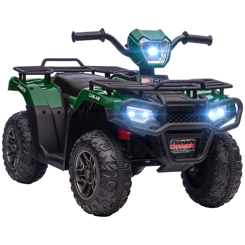 Ride-On 12V Kids Quad Bike ATV with Music, LED Lights, Forward & Reverse – Ages 3-5