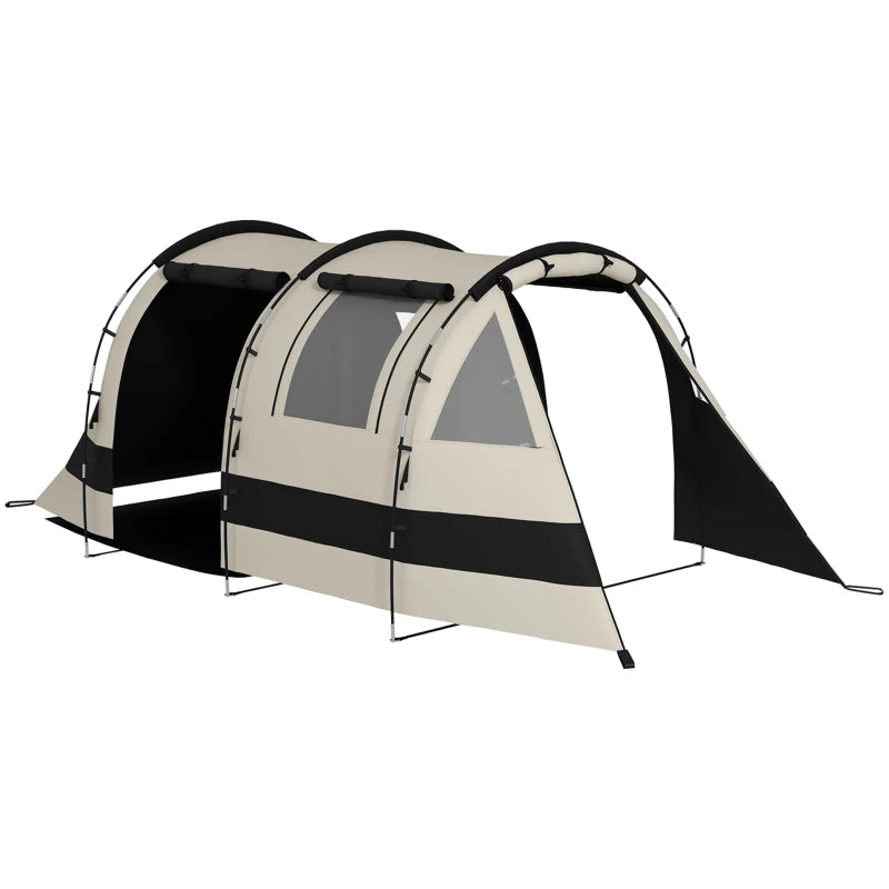 4-Person Tent – Blackout Two-Room Design with Accessories