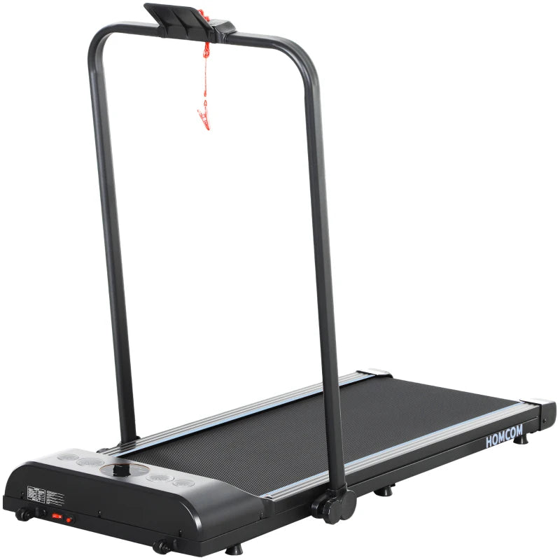 Blue Foldable Treadmill – Easy Storage & LED Display