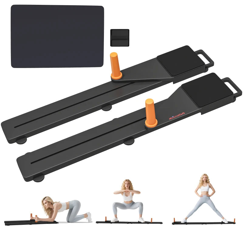 Push Up Board Set of 2 – Portable with Dual Glide Rails