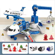 Deformation Music Toy Aircraft, Large Passenger Plane for Kids Fun Airliner Gift