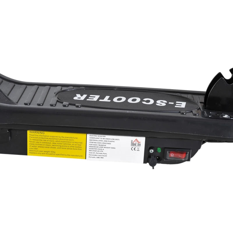 Folding Electric Ride-On Scooter for Kids Ages 7-14, Black – Compact & Easy to Use