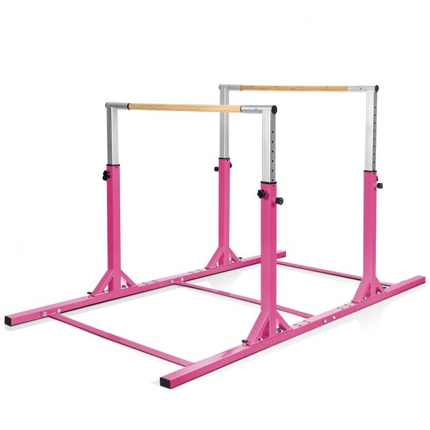 Adjustable Kids Parallel Gymnastics Bar with 11 Height Levels for Training