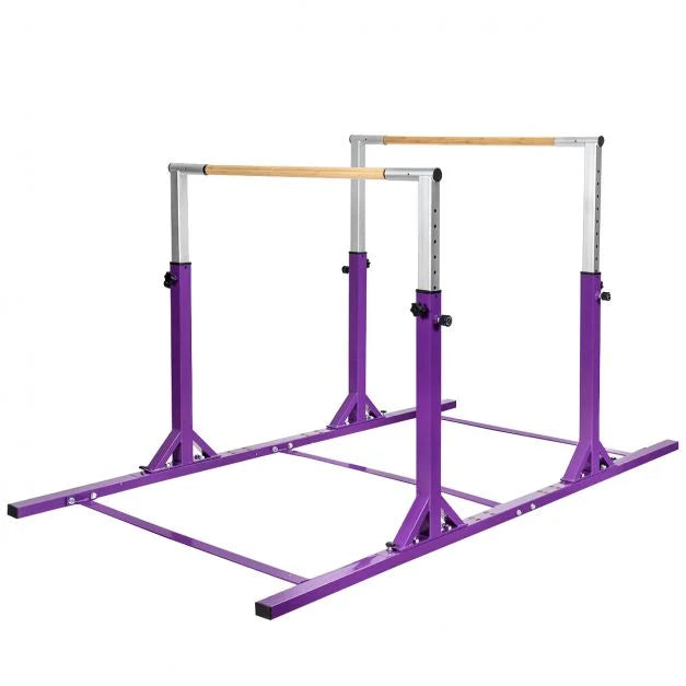 Adjustable Kids Parallel Gymnastics Bar with 11 Height Levels for Training