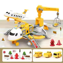 Deformation Music Toy Aircraft, Large Passenger Plane for Kids Fun Airliner Gift