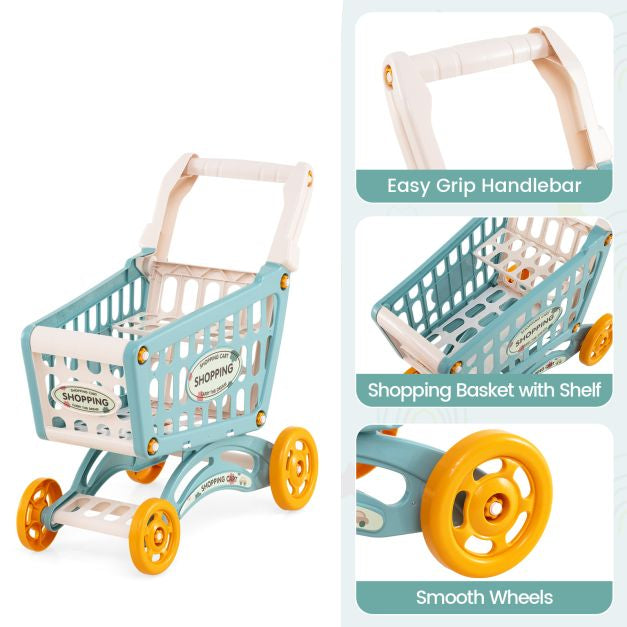 Children’s Supermarket Playset with 76 Pieces for Pretend Play