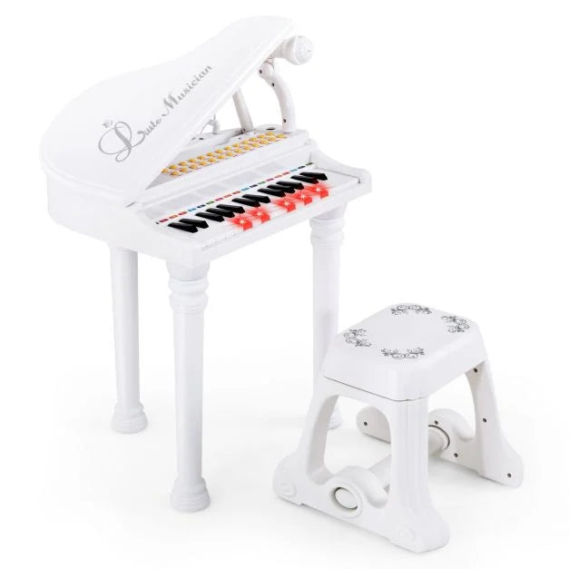 31-Key Multifunctional Kids Piano with Built-In Microphone