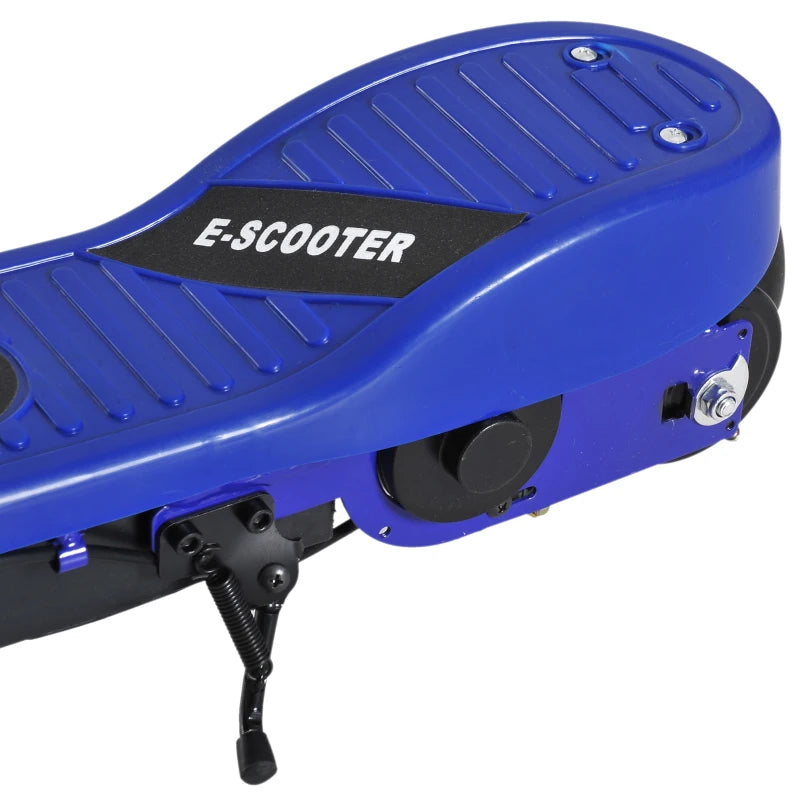 Folding Kids Electric Scooter Ride-On for Ages 7-14 – Safe Outdoor Fun in Blue and Black