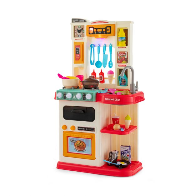 Kids Cooking Play Kitchen with 65 Pieces – Educational & Fun Toy Set