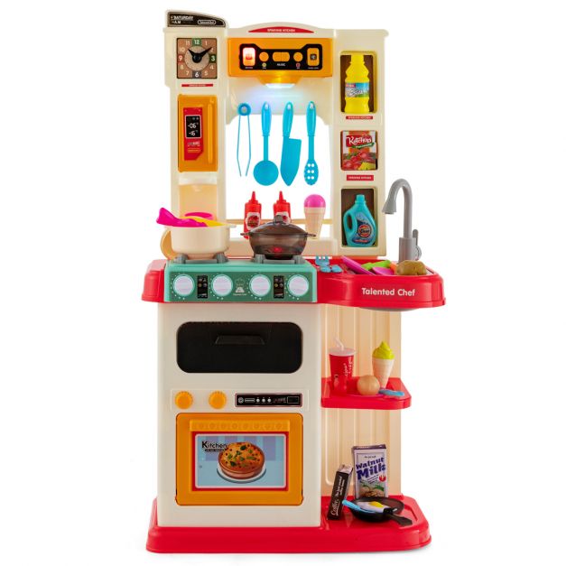 Kids Cooking Play Kitchen with 65 Pieces – Educational & Fun Toy Set