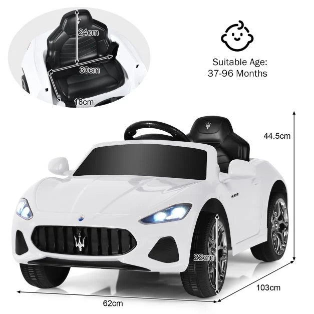 12V Electric Kids Ride-On Car for Boys and Girls Ages 3+