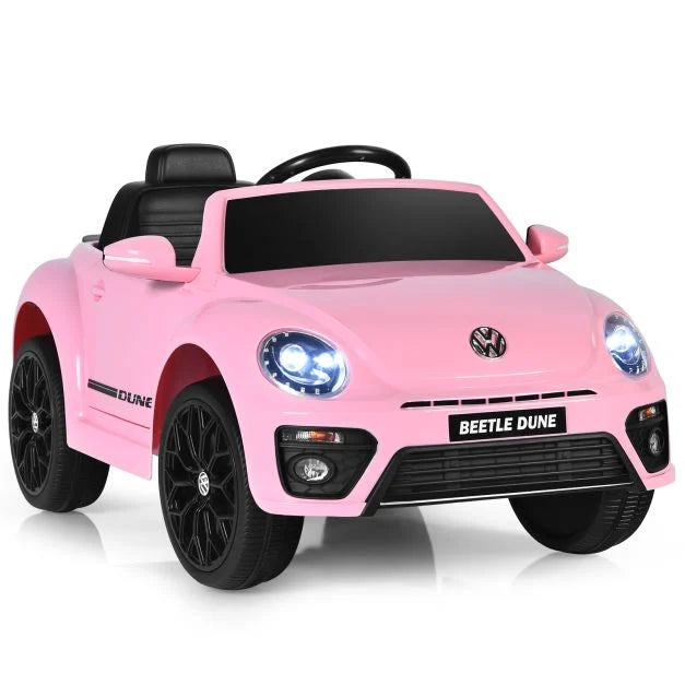 12V Volkswagen Beetle Electric Ride-On Car for Kids with Remote Control