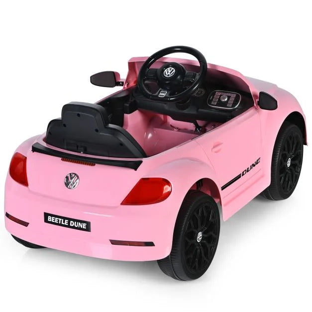 12V Volkswagen Beetle Electric Ride-On Car for Kids with Remote Control