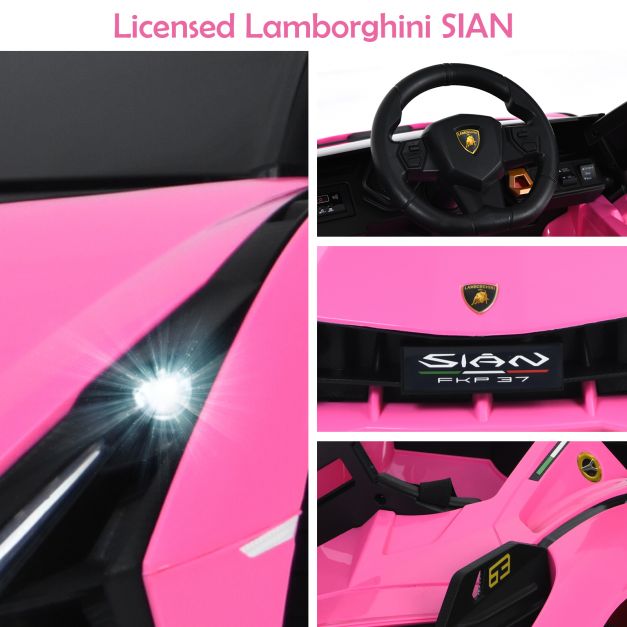 12V Battery-Powered Electric Ride-On Vehicle with Remote Control and LED Lights