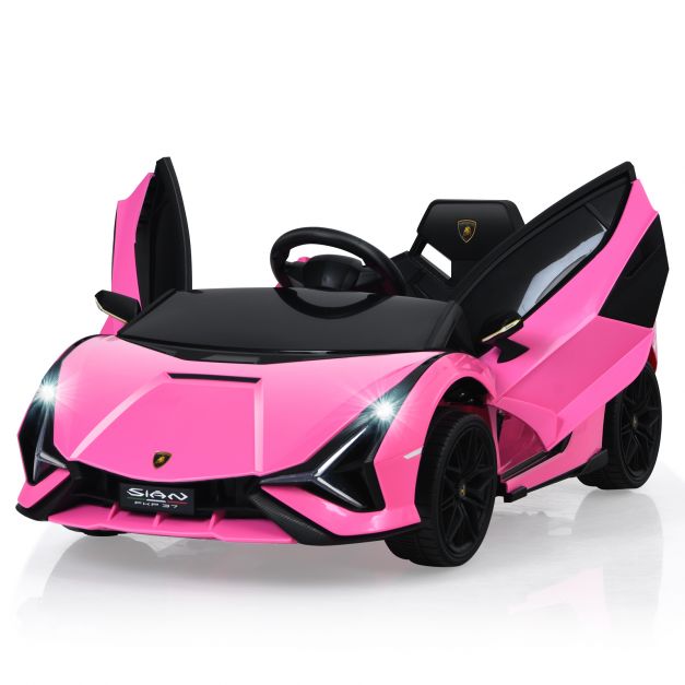 12V Battery-Powered Electric Ride-On Vehicle with Remote Control and LED Lights