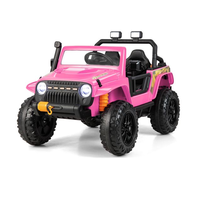 12V Kids Electric Ride-On Car with Music, LED Lights, and Fun Features