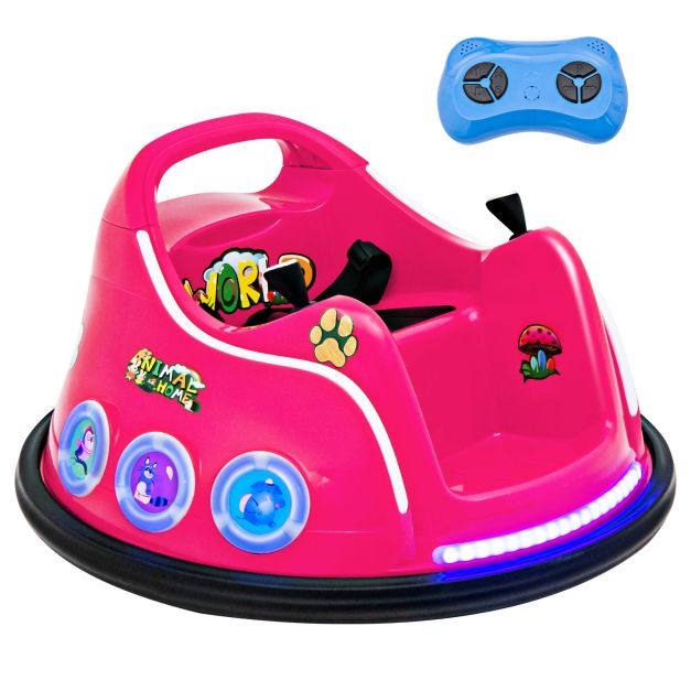 Kids’ Electric Bumper Car – 360° Spin, RC Safety Control