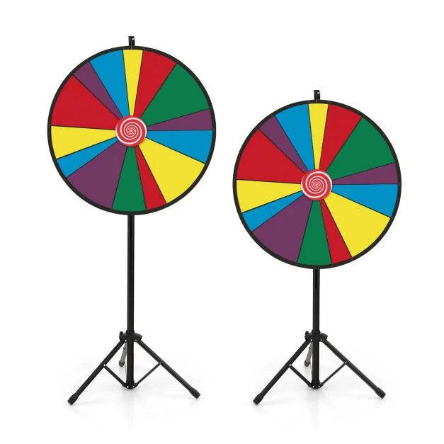 76cm Floor Prize Wheel with Stand – Party, Event & Game Night Fun