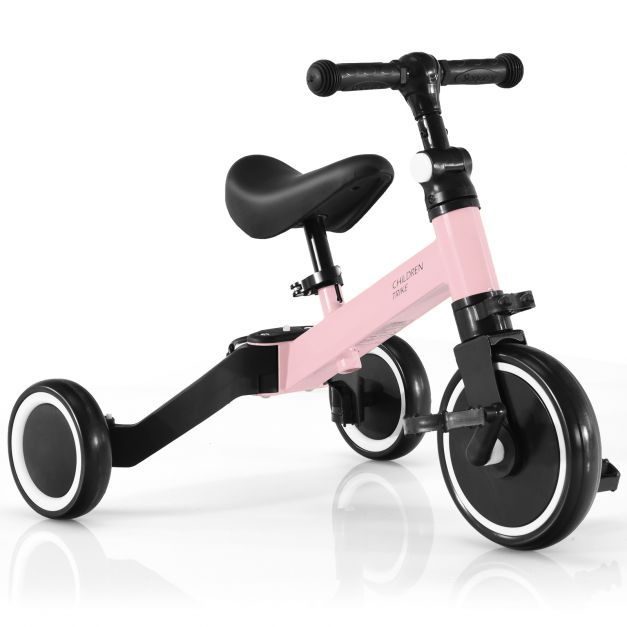 Balance Bike to Trike Convertible for 1-4 Year Old Kids