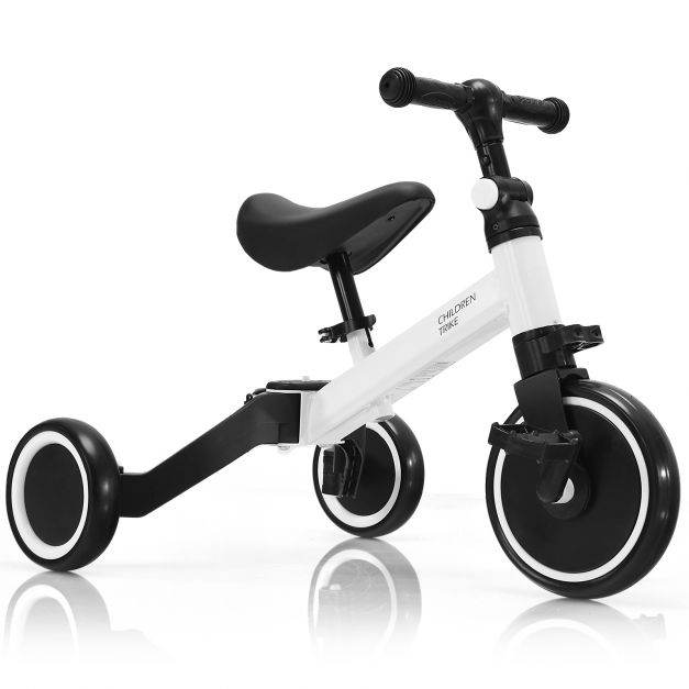 Balance Bike to Trike Convertible for 1-4 Year Old Kids