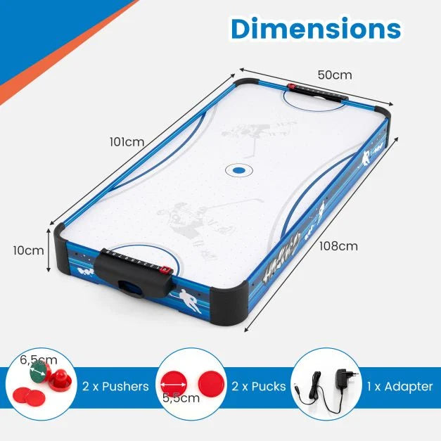 Tabletop 108cm Air Hockey Arcade Table – Indoor Family Fun