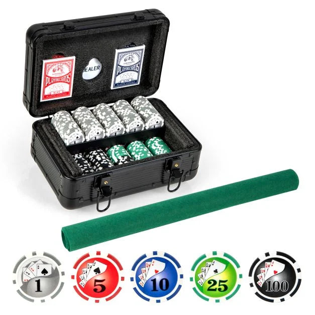 Texas Hold’em Poker Chip Set 300 Pieces – Casino Game Chips