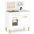 Kids Play Kitchen with Lighted Stove and Realistic Cooking Sounds