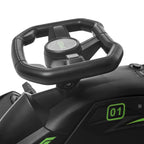 Electric Go Kart for Kids 12V with Music & LED Lights, Slow Start – Black