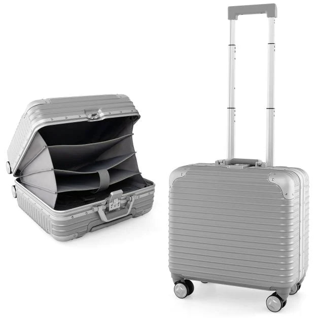 Travel-Friendly Under-Seat Carry-On with 360° Spinner Wheels
