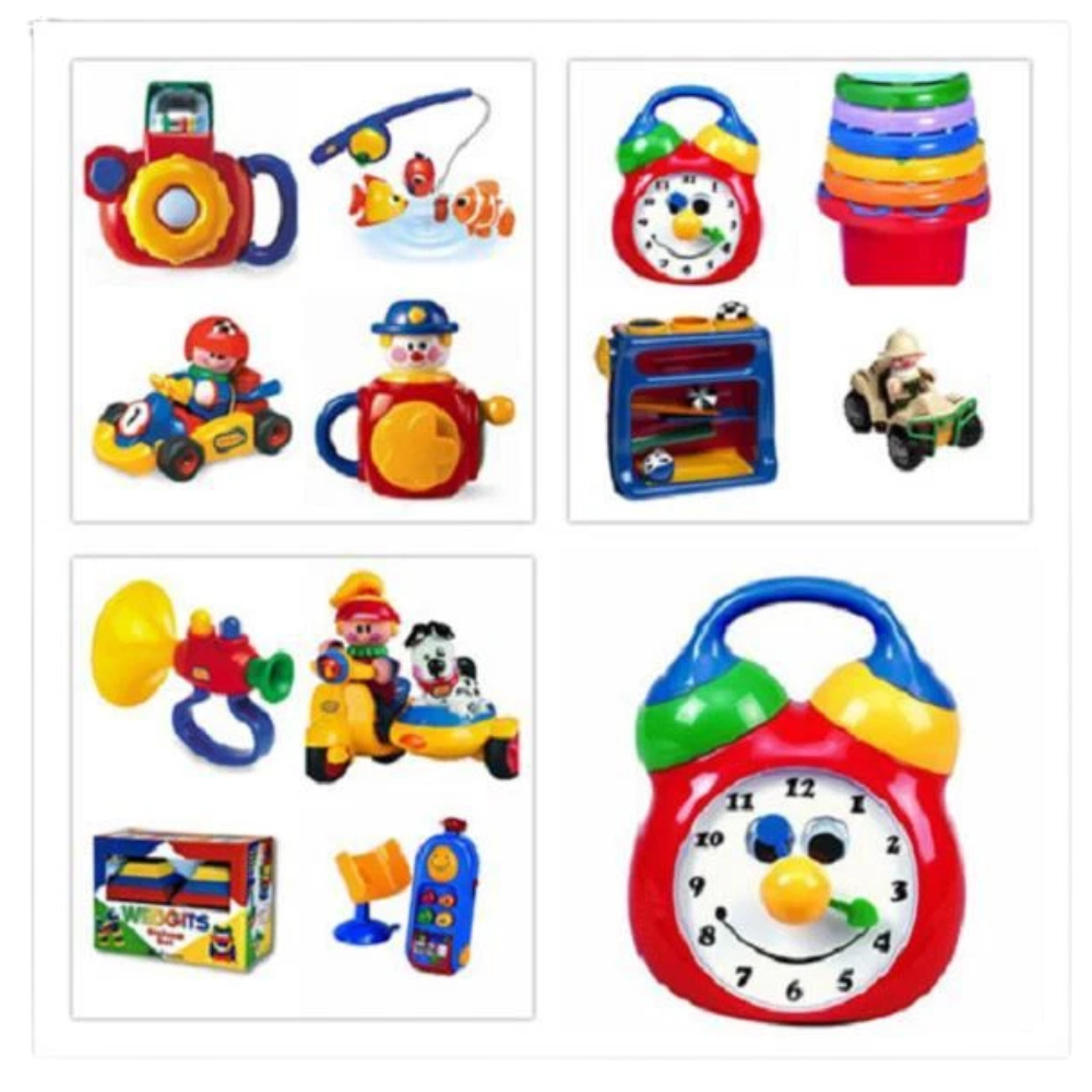 Tolo Toys Funtime Collection Fishing Wedgits Musical Clock Jack in the Box & Interactive Toys for Kids