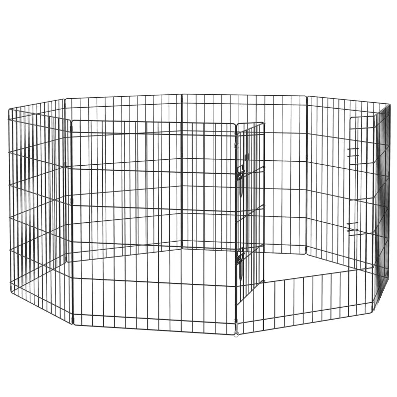 Portable 8-Panel Dog Pen for Small Pets