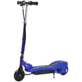 Folding Kids Electric Scooter Ride-On for Ages 7-14 – Safe Outdoor Fun in Blue and Black