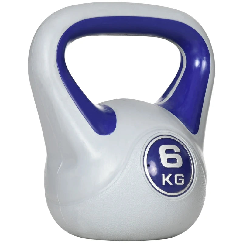 6kg Kettlebell for Home Gym – Purple & Grey