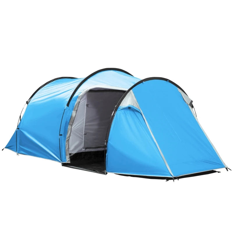 2-3 Person Tunnel Camping Tent with Vestibule & Ventilation
