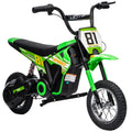 Electric Ride-On Motorcycle for Kids, 3-Speed and Rear Suspension – Green 24V Dirt Bike