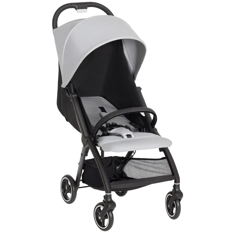 Lightweight Compact Buggy with Canopy & Recline – Travel Stroller for Easy Transport