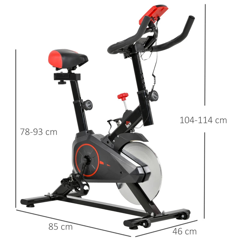 Home Exercise Bike – Upright Design, Adjustable Seat & Resistance