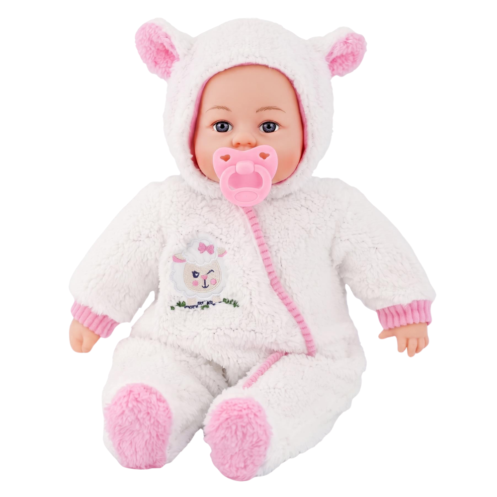 BiBi Doll 18" Soft Body Interactive Baby Doll or 2-Pack Doll Clothes Set Choose