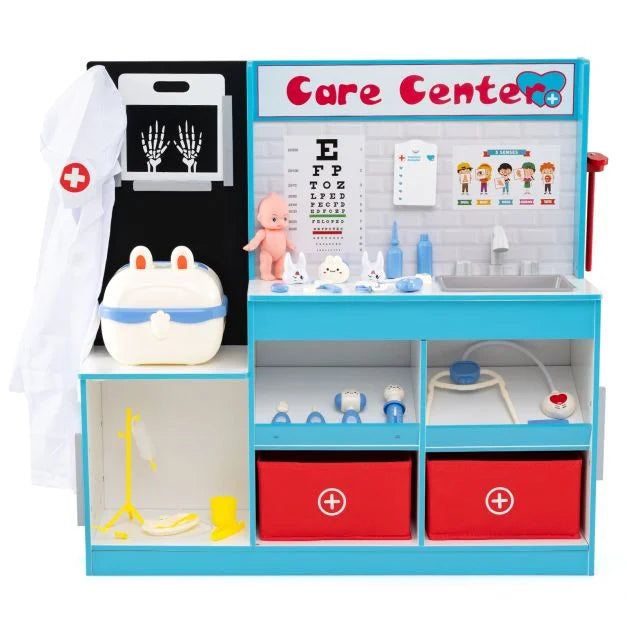 Kids Medical Playset with Examination Station and Height Ruler