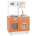 Wooden Kitchen Toy Set with Cookware for Kids Ages 3–6