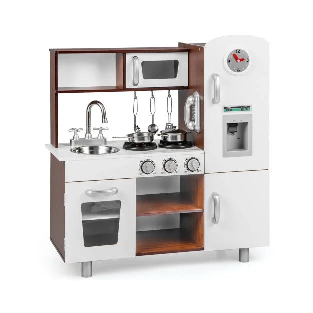 Toddler Pretend Play Kitchen Set with Lights & Sound Features