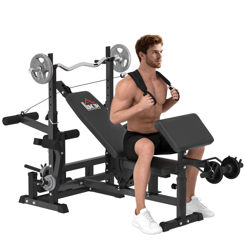 Home Gym Weight Bench – 6-in-1 Strength Training Equipment