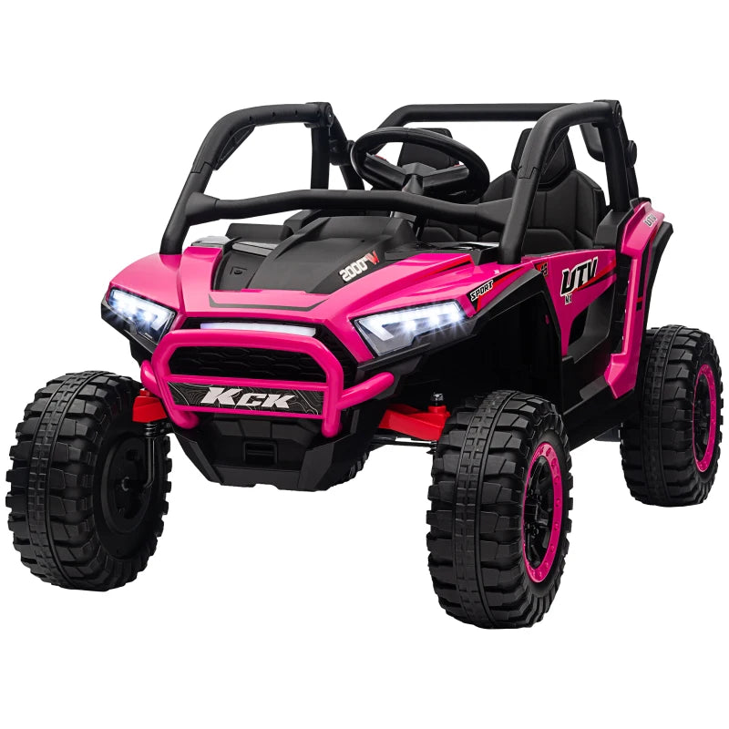 24V Electric 2-Seater Ride-On Truck with Remote, Suspension & 3 Speed Settings