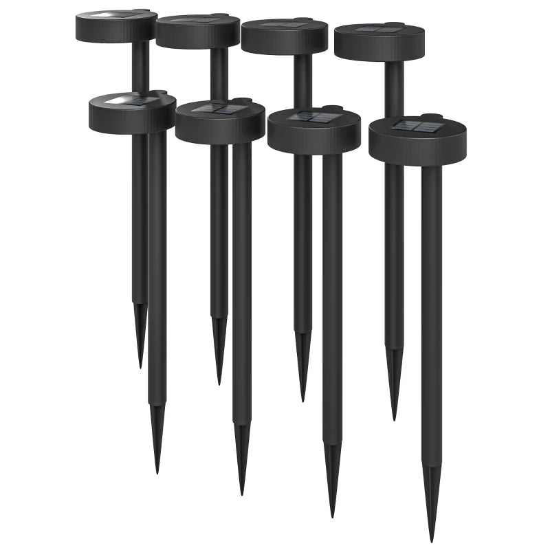 Waterproof Solar Stake Lights for Garden – 8-Pack LED Pathway and Landscape Lighting