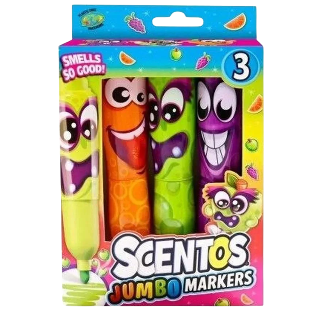 Scented Funny Faces Markers 3Pcs Top Quality