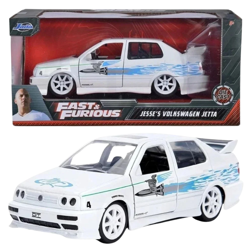 Jada Fast & Furious 1995 Volkswagen Jetta 1:24 Scale Die-Cast Model Car Collectible Toy