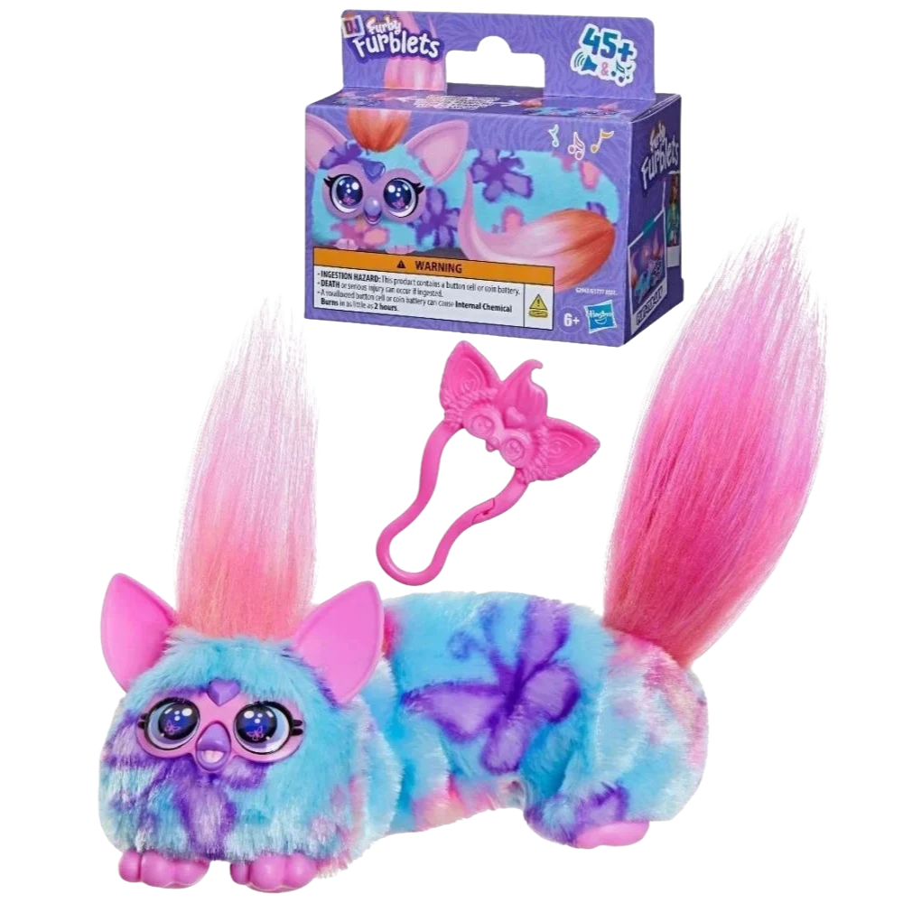 Hasbro Furby DJ Flut-Ter-Luv Interactive Electronic Toy, Colourful Character for Kids and Playtime